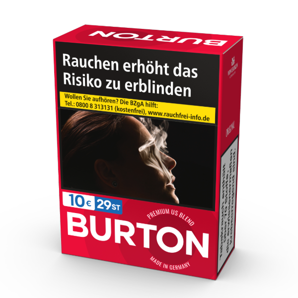 Burton Original XXL 8 x 29 Zigaretten Burton Original XXL 8 x 29 Zigaretten